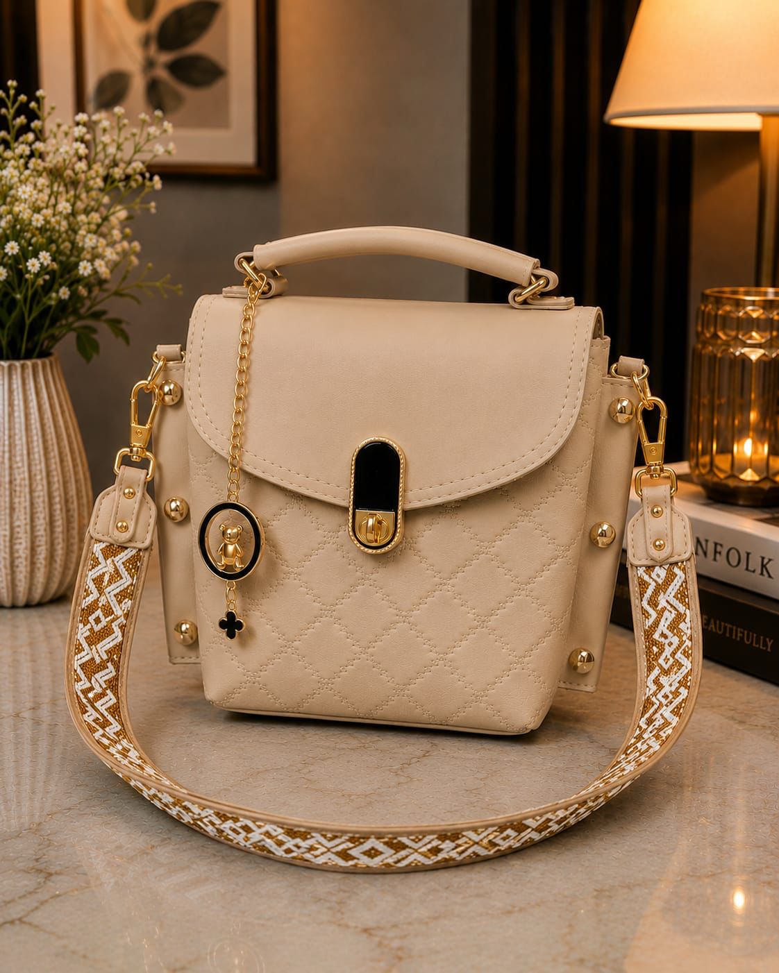 Luxe Quilted Premium Handbag for Women