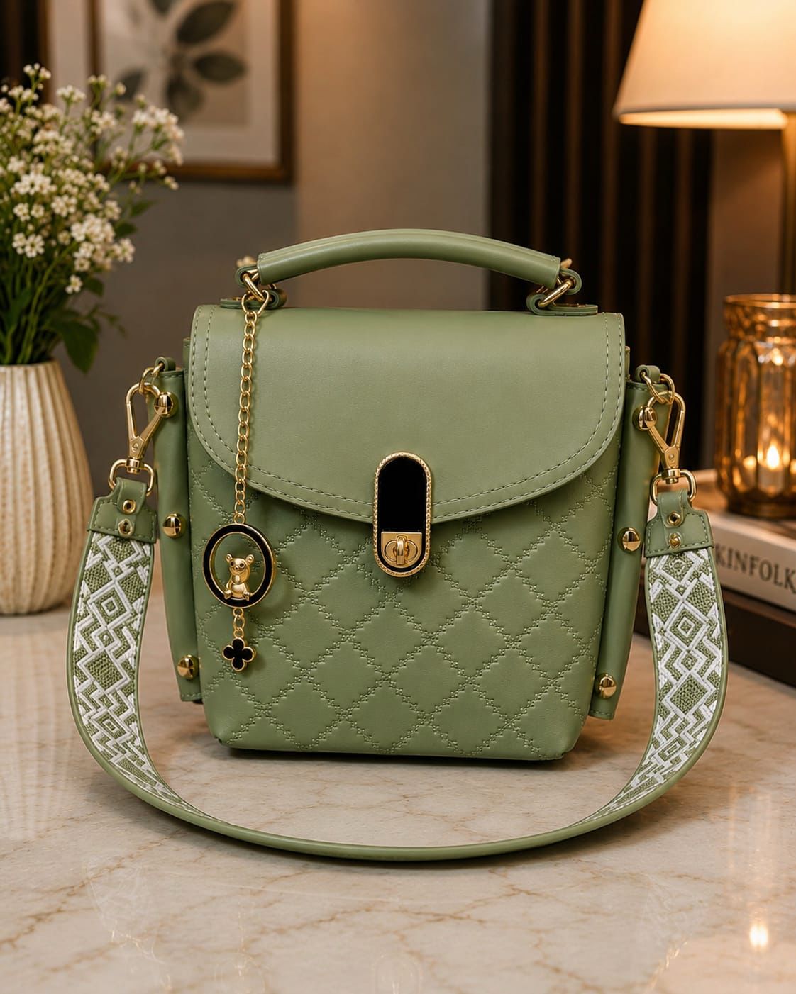 Luxe Quilted Premium Handbag for Women