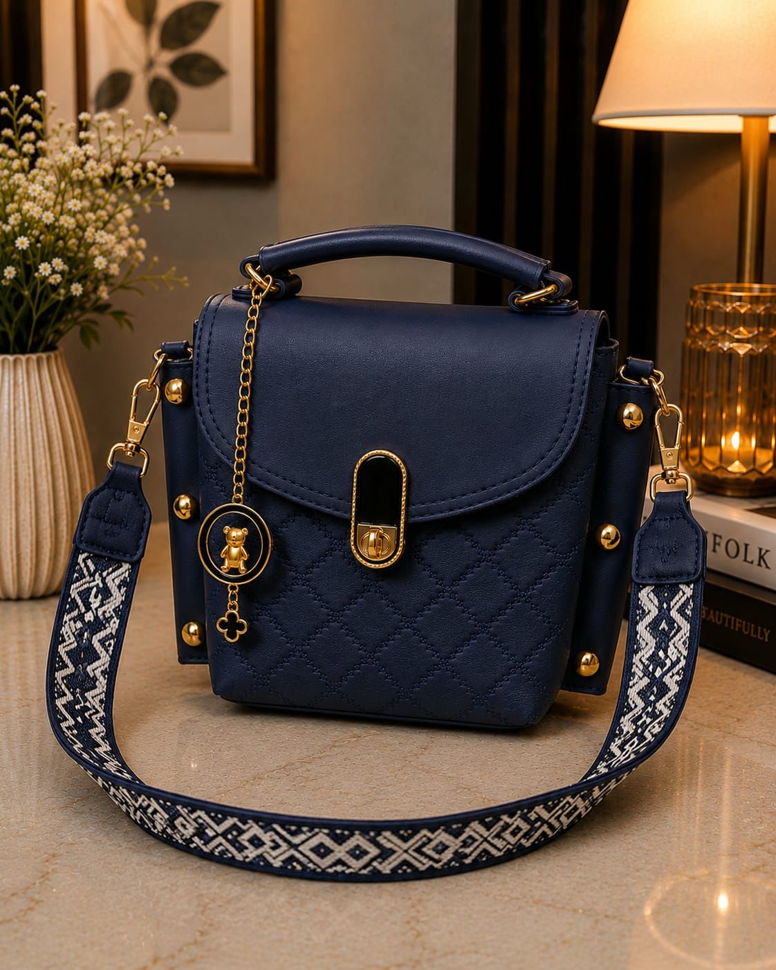 Luxe Quilted Premium Handbag for Women